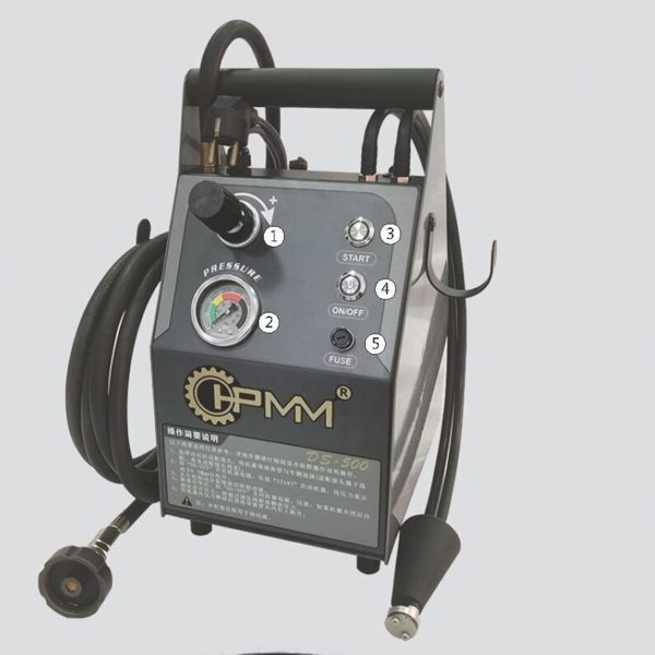 HPMM Electrical Brake Bleeder Machine DS-500 Brake Fluid Bleeder Kit Electrical Cluth Oil Exchange Tool Brake Bleeder Fluid exchange with Adapter