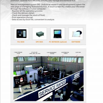 Oil Dispensing Control System Features