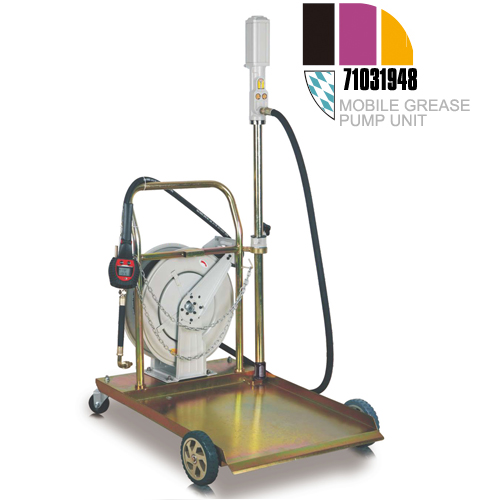 71031948 3:1 Mobile Oil Pump Kit with Hose Reel