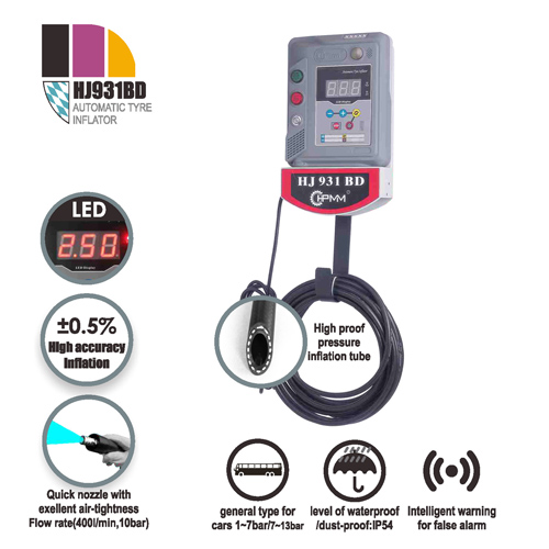 HJ931BD Automatic Tire Inflator Machine